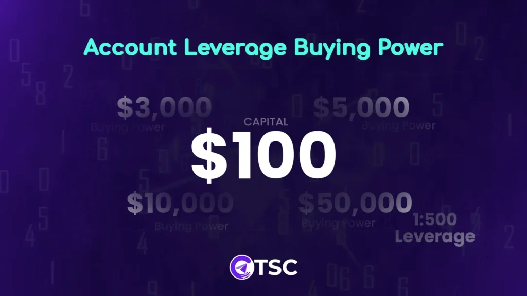 leverage for $100